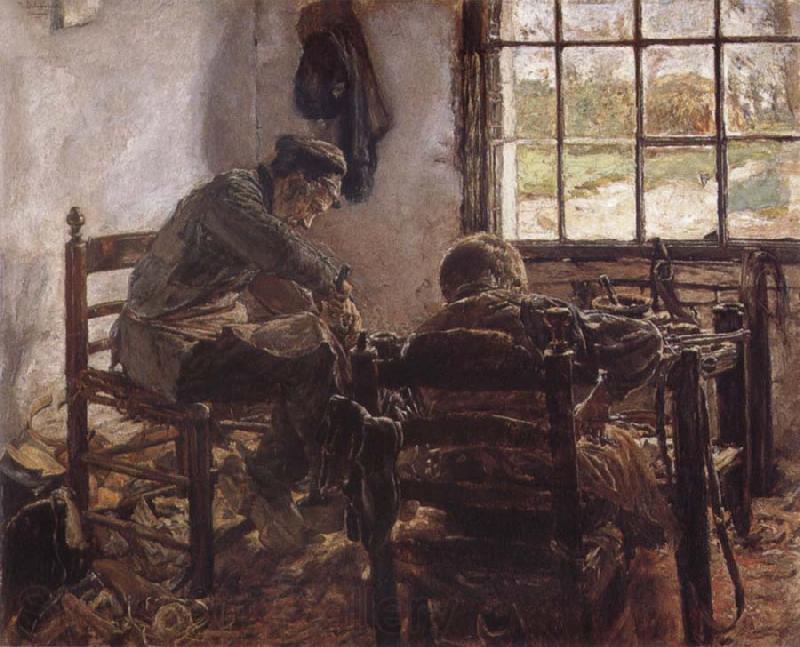 Max Liebermann Cobbler-s Workshop